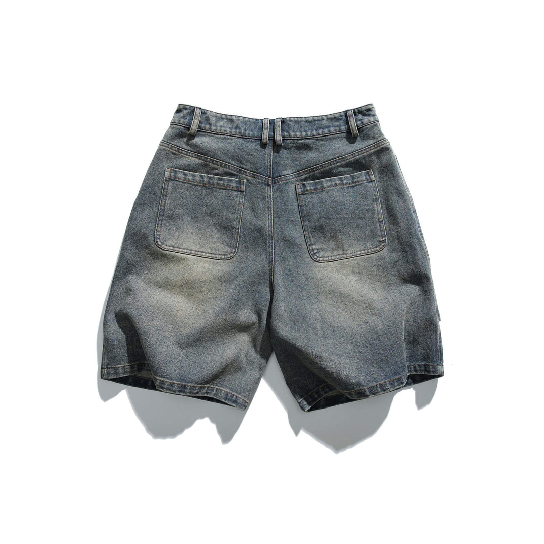 W TUCK SHORT JEANS