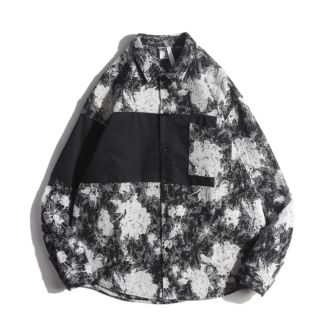 PATTERN FLORAL BLACK