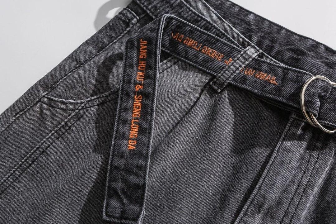 STRAIGHT DENIM BLACK